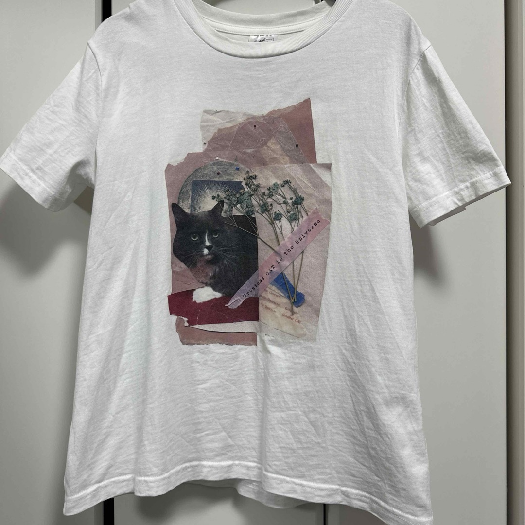 GU(ジーユー)のGU Tシャツ　Greatest CAT in the Universe レディースのトップス(Tシャツ(半袖/袖なし))の商品写真