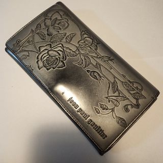 ジャンポールゴルチエ(Jean-Paul GAULTIER)のジャンポール ゴルチエ 長財布 ニューローズ 薔薇  中古品(財布)