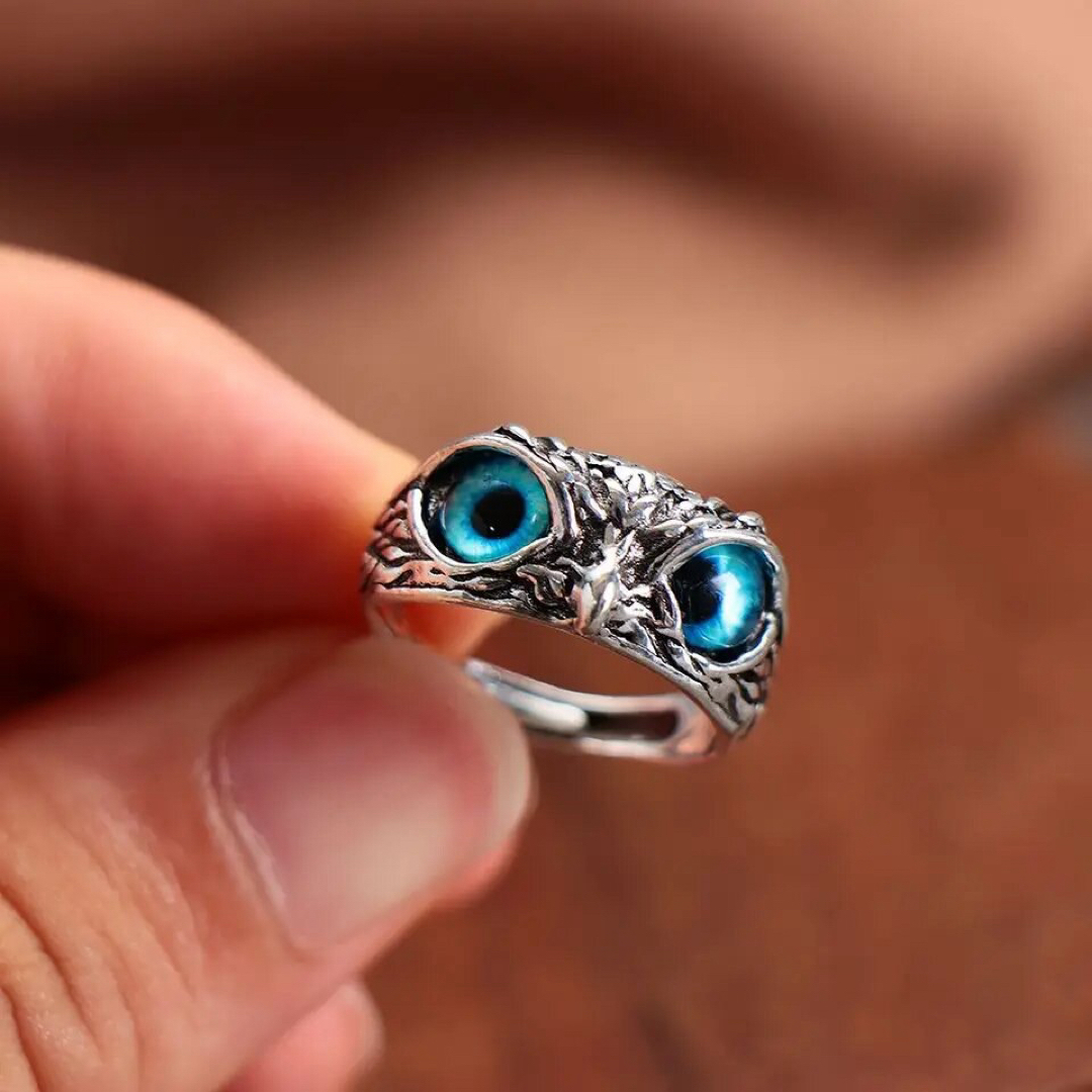 【コメント専用ページ】フクロウ　ユニセックス　指輪　リング　Owl ring レディースのアクセサリー(リング(指輪))の商品写真