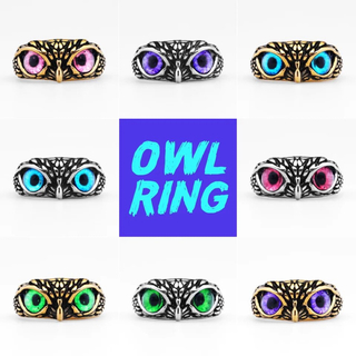 【コメント専用ページ】フクロウ　ユニセックス　指輪　リング　Owl ring(リング(指輪))