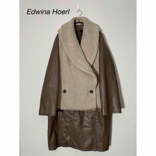 edwina hoerl レイヤードボアコート