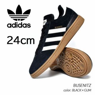 アディダス(adidas)の【新品】24cm　adidas BUSENITZ ブセニッツ ブラック(スニーカー)