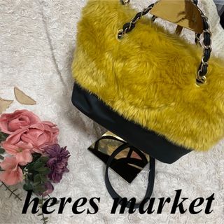 ハートマーケット(Heart Market)のheres market ファーバッグ ショルダー(ショルダーバッグ)