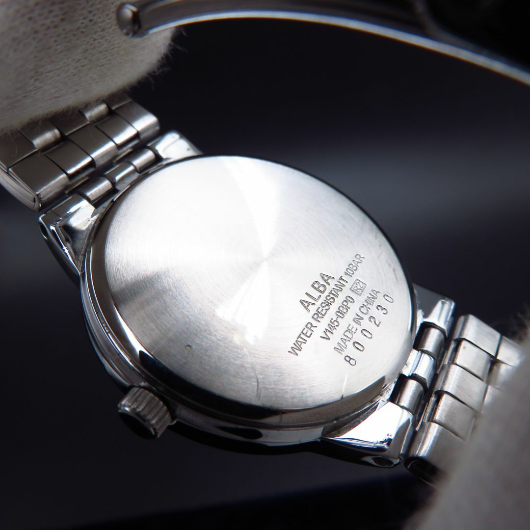 SEIKO(セイコー)のALBA SOLAR ソーラー腕時計 デイト  メンズの時計(腕時計(アナログ))の商品写真