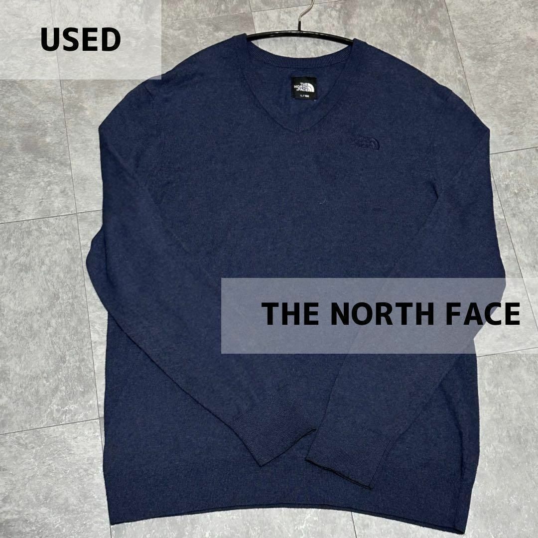 THE NORTH FACE(ザノースフェイス)のノースフェイス　ニット　Ｖネックニット　薄手 メンズのトップス(ニット/セーター)の商品写真