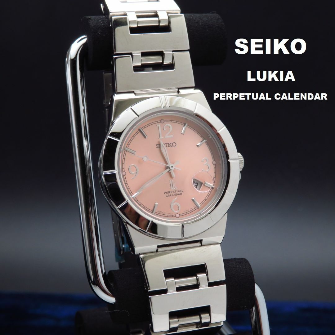 SEIKO 腕時計  4F32 PERPETUAL CALENDARバンドメタル系