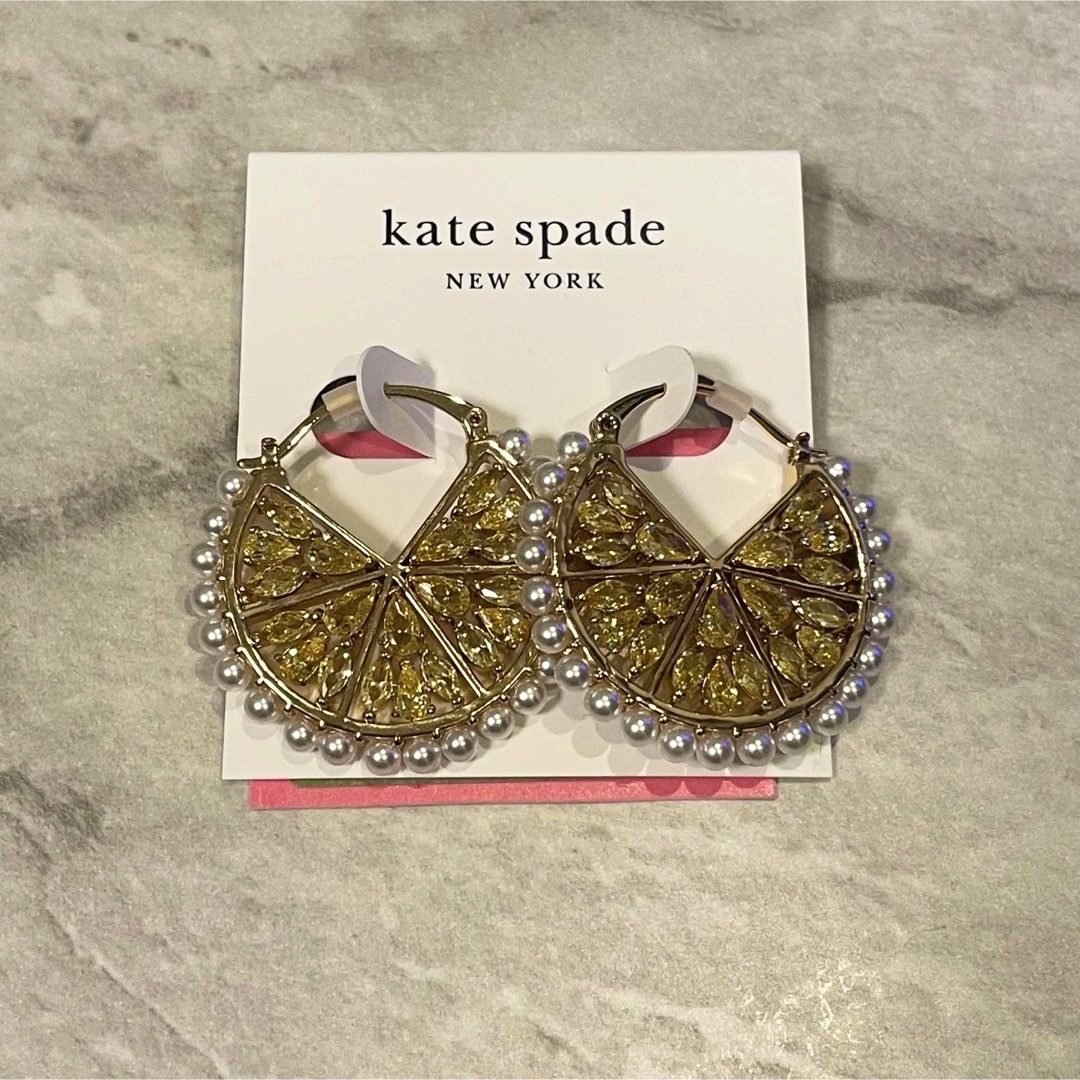 kate spade new york(ケイトスペードニューヨーク)の新品‼️kate spade new york フレッシュ スクイーズ フープ レディースのアクセサリー(ピアス)の商品写真