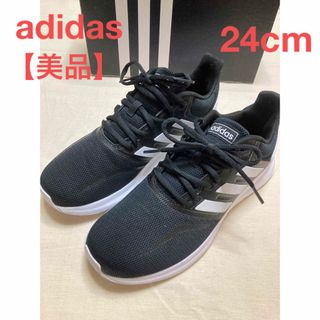 アディダス(adidas)の【美品】adidas アディダス スニーカー 24cm FALCONRUN M(スニーカー)