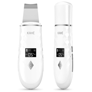 KAHE ウォーターピーリング 美顔器 超音波振動 イオン導入導出 USB充電式(フェイスケア/美顔器)