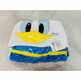 ディズニー(Disney)の新品！　ブランケット　なりきり　フード　ドナルド　ディズニー　おくるみ　毛布(おくるみ/ブランケット)