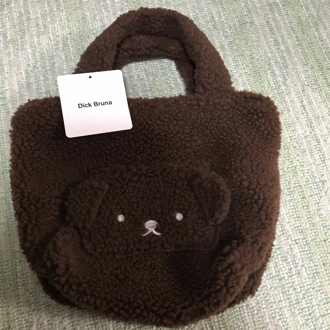 miffy(ミッフィー)の新品 ボリスのモコモコハンドバッグ①  ミッフィー レディースのバッグ(ハンドバッグ)の商品写真