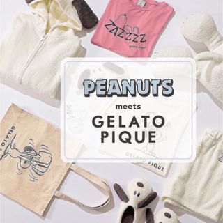 ジェラートピケ(gelato pique)の【PEANUTS meets GELATO PIQUE】スヌーピー(トートバッグ)