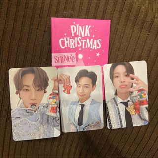 シャイニー(SHINee)のshinee シャイニー　キー　ミノ　テミン　トレカ　クリスマス　pink(アイドルグッズ)