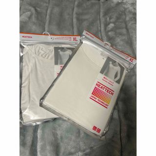 ユニクロ(UNIQLO)のユニクロ　襟元シームレスXL2枚(ほぼ未使用品と未使用品)(アンダーシャツ/防寒インナー)