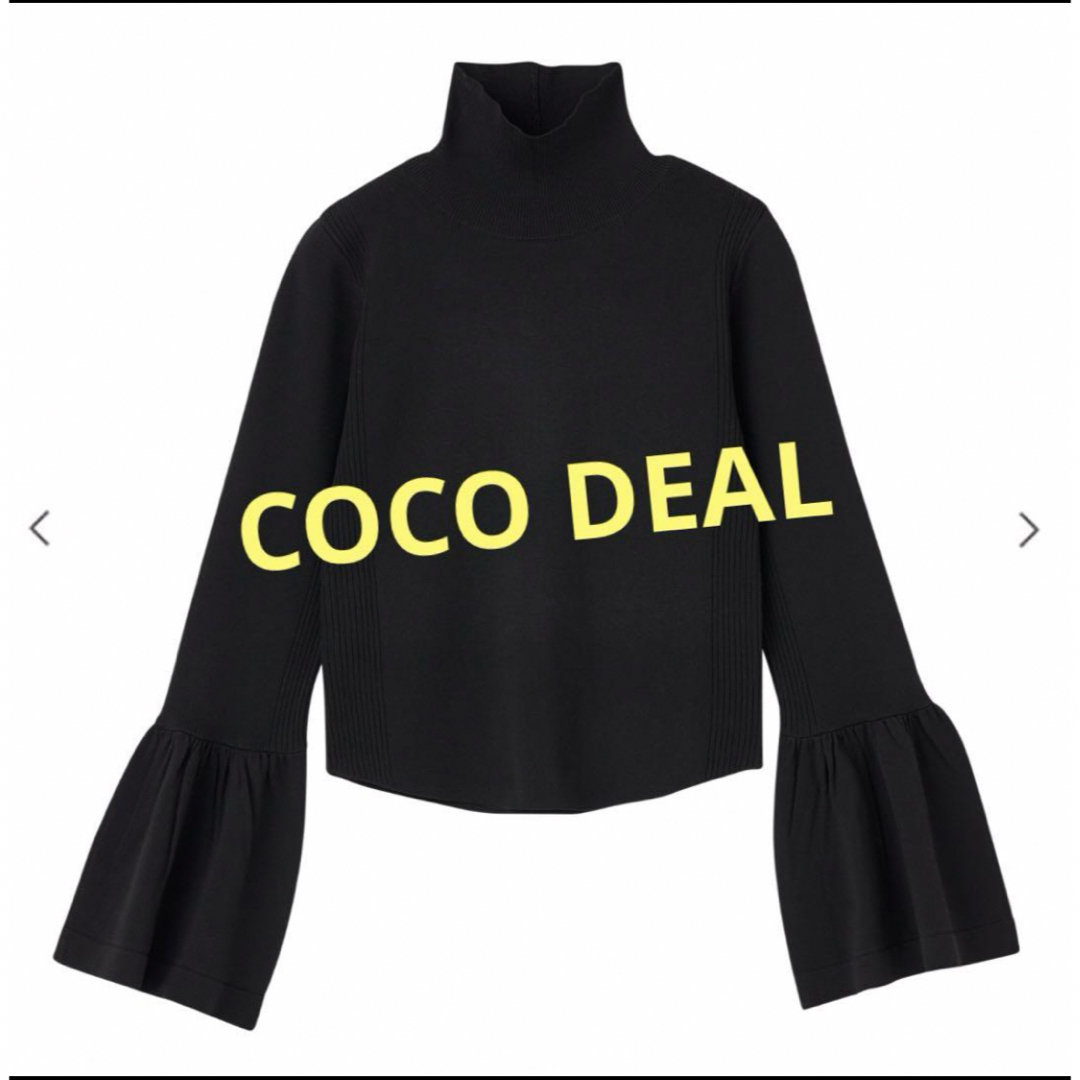 COCO DEAL(ココディール)のCOCO DEAL  ココディール　ベルスリーブタートルニット レディースのトップス(ニット/セーター)の商品写真