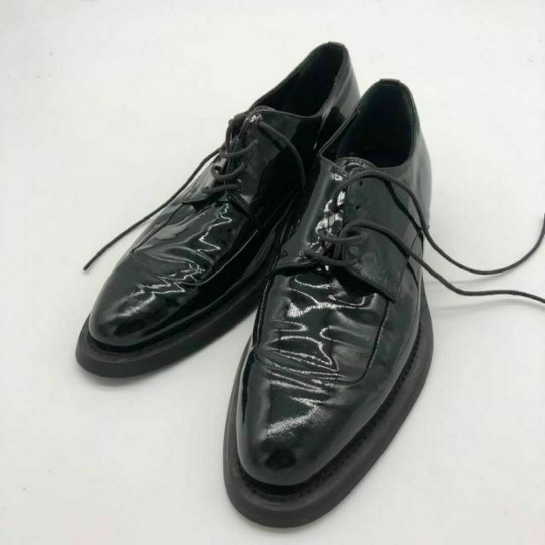 レディースマックスマーラ エナメル 革靴 黒 ブラック　35 イタリア製
