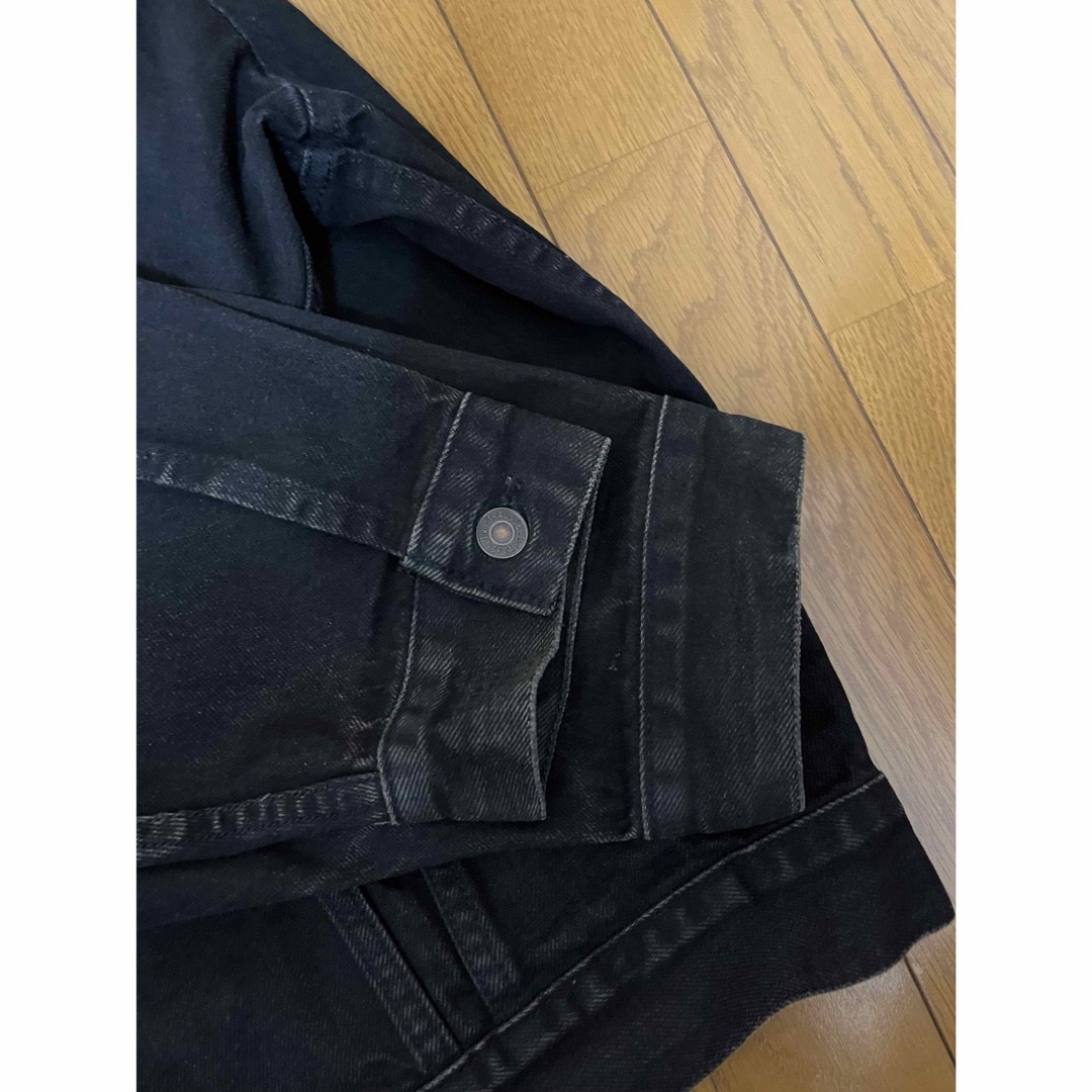 Levi's(リーバイス)のリーバイス デニムジャケット ブラック USA製 XL メンズのジャケット/アウター(Gジャン/デニムジャケット)の商品写真