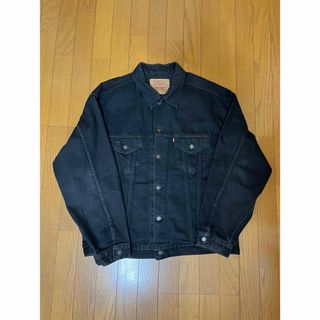 リーバイス(Levi's)のリーバイス デニムジャケット ブラック USA製 XL(Gジャン/デニムジャケット)