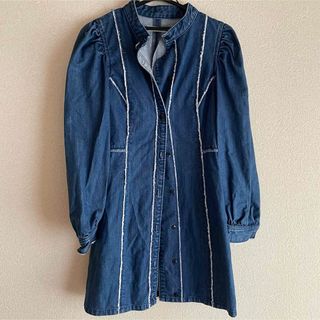 マウジー(moussy)のMoussy デニムワンピース(ミニワンピース)