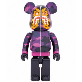 メディコムトイ(MEDICOM TOY)のBE@RBRICK BAPE(R) CAMO TIGER 1000％PURPLE(その他)