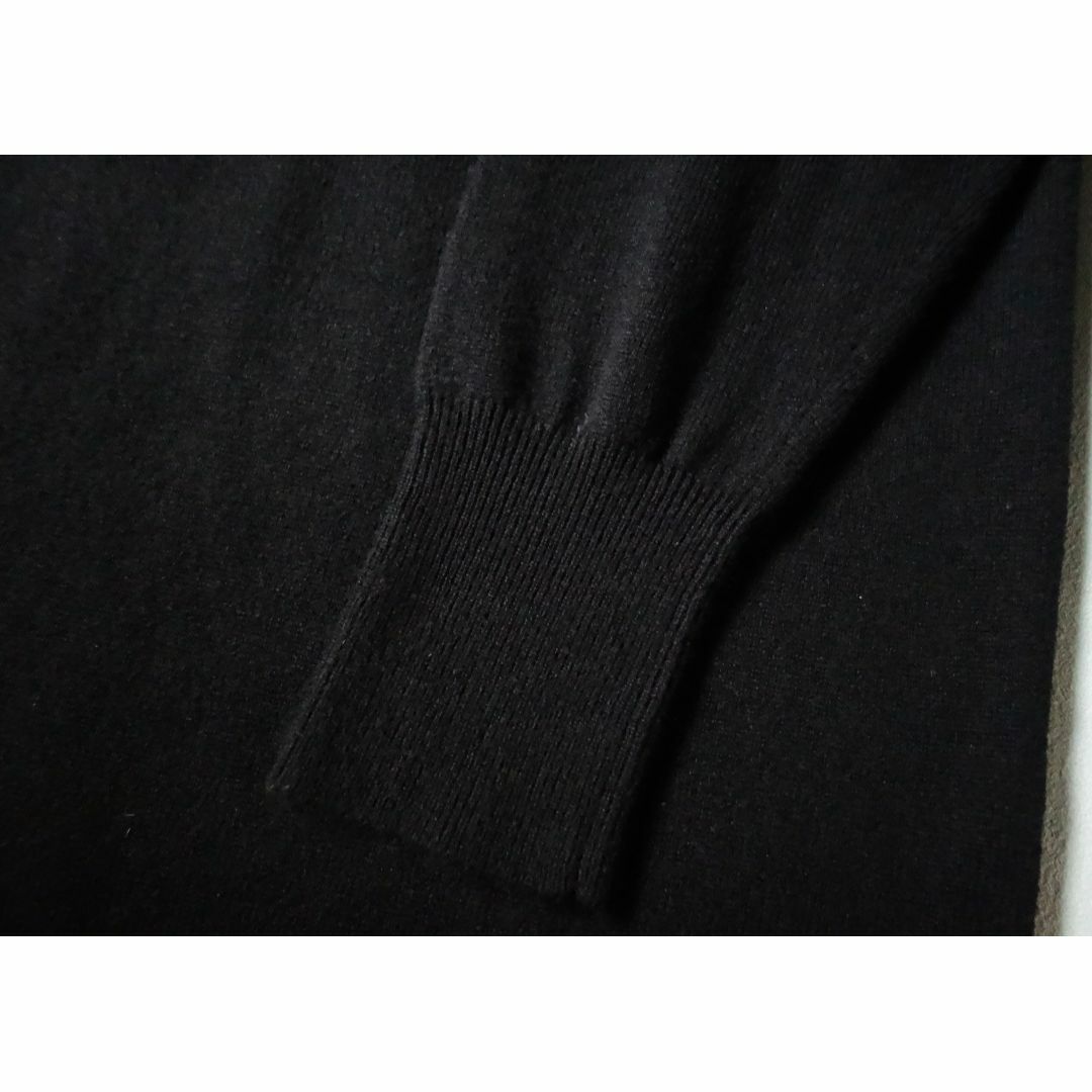IENA(イエナ)の2019 美品IENAイエナ☆W/visニットロングワンピース F ブラック レディースのワンピース(ロングワンピース/マキシワンピース)の商品写真