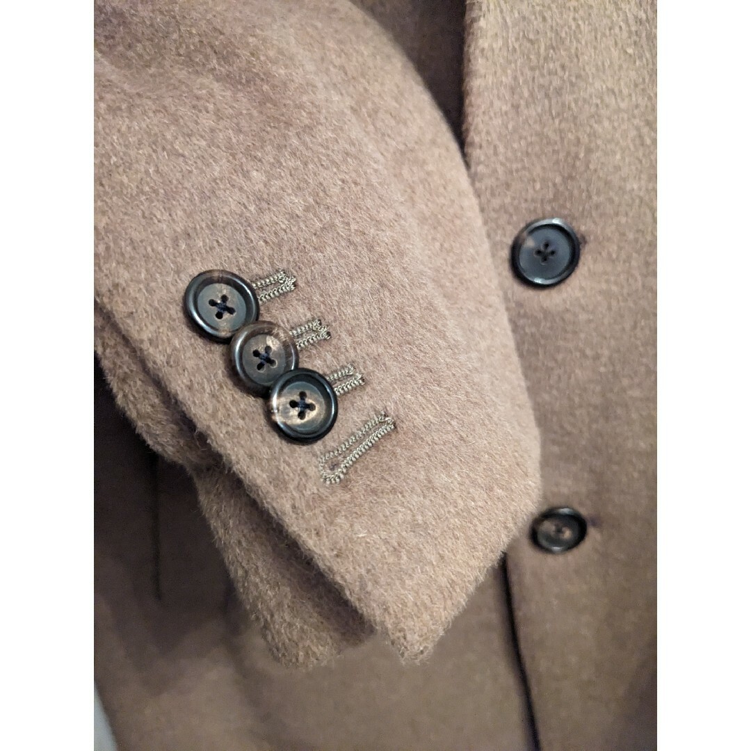 LARDINI(ラルディーニ)の46 LARDINI チェスターコート 本切羽 ブートニエール メンズのジャケット/アウター(チェスターコート)の商品写真