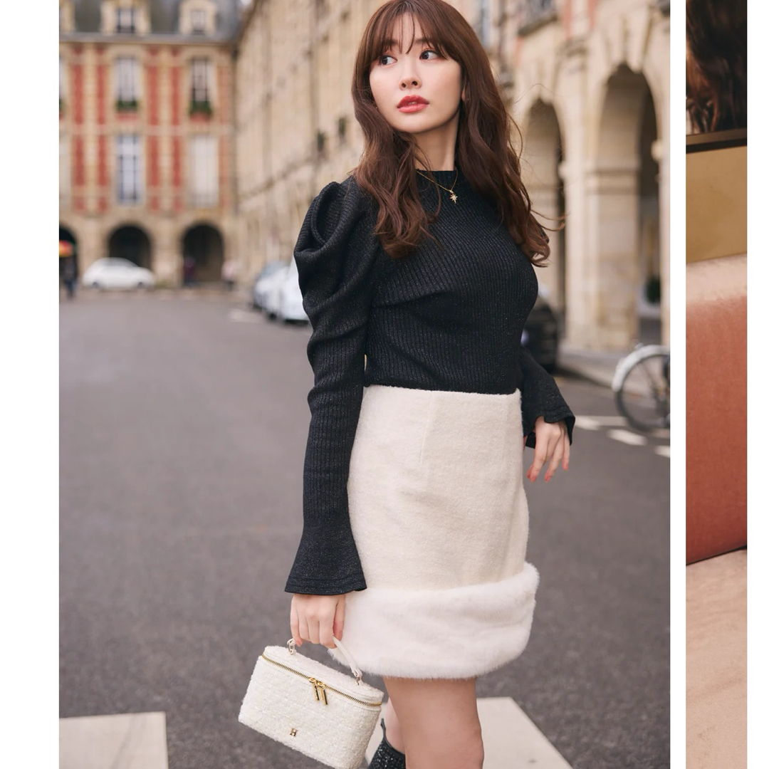 Herlipto Monceau Boucle Mini Skirt41ウエスト