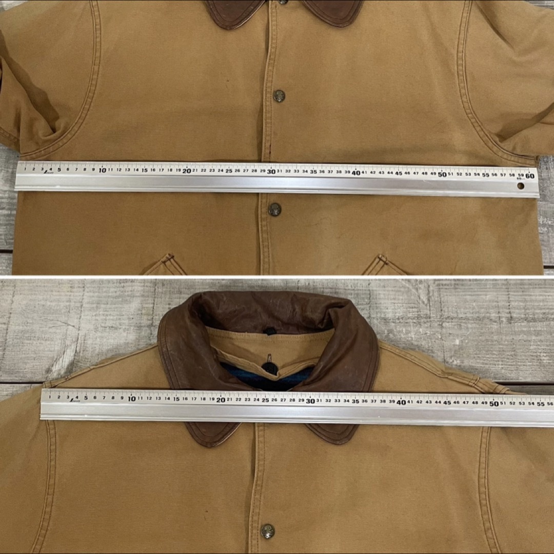WOOLRICH(ウールリッチ)の80s USA製 woolrich 2wayダックジャケットM L-XL相当 メンズのジャケット/アウター(カバーオール)の商品写真