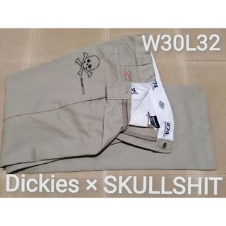 ディッキーズ(Dickies)の希少Dickies × SKULLSHIT　W30L32　874ワークパンツ(ワークパンツ/カーゴパンツ)