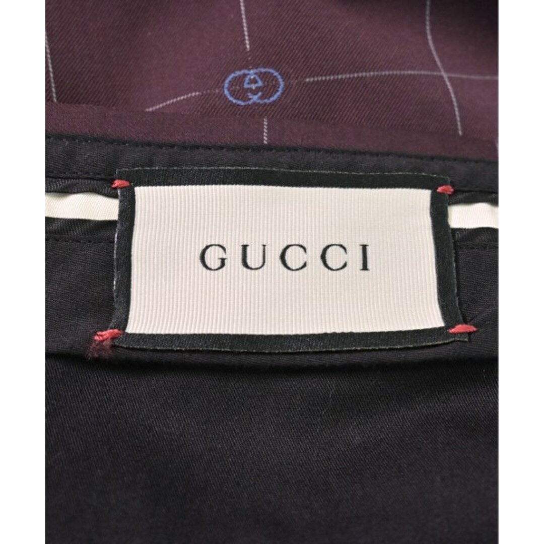 Gucci(グッチ)のGUCCI グッチ スラックス 44(S位) エンジ系 【古着】【中古】 メンズのパンツ(スラックス)の商品写真