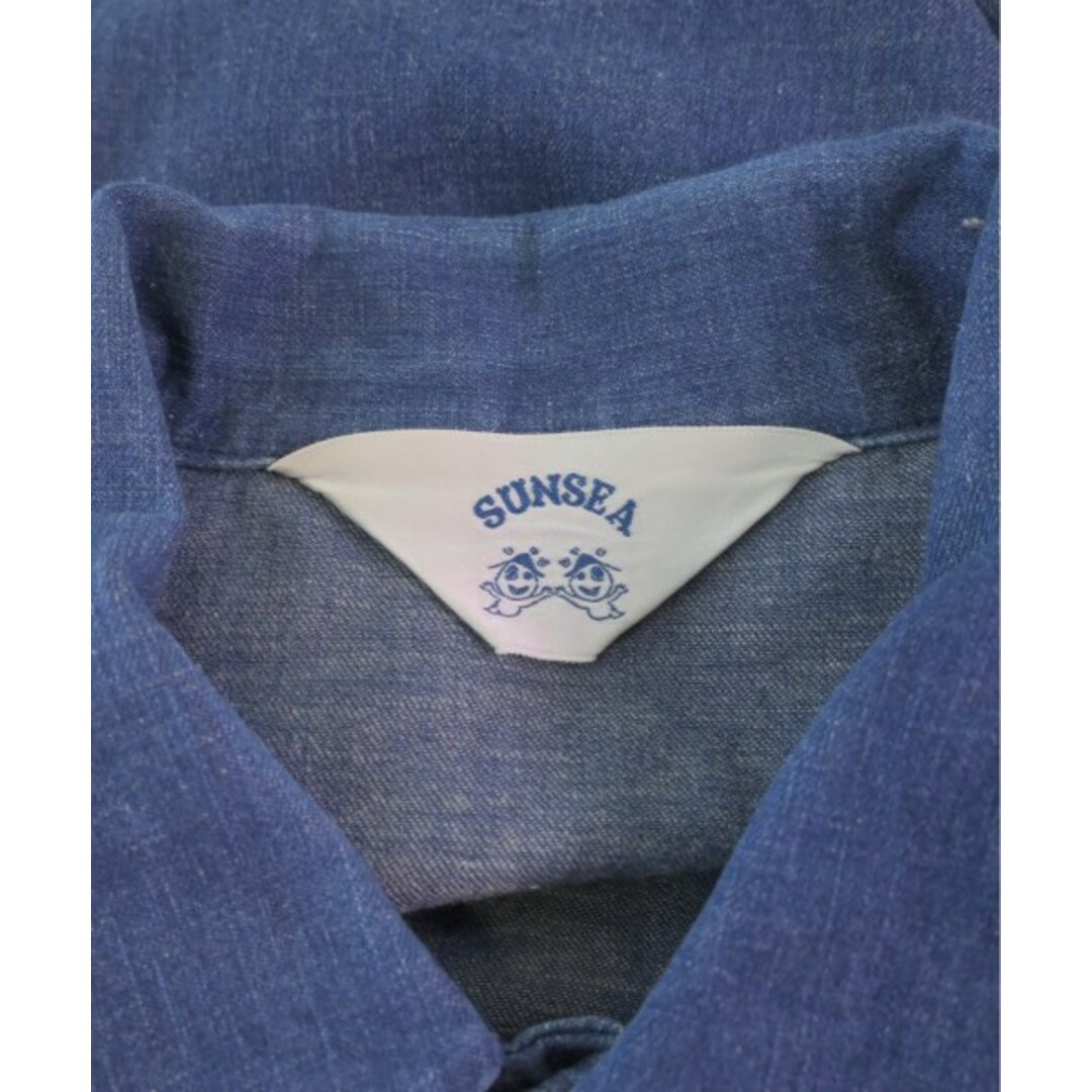 SUNSEA(サンシー)のSUNSEA サンシー カジュアルシャツ 3(L位) インディゴ 【古着】【中古】 メンズのトップス(シャツ)の商品写真