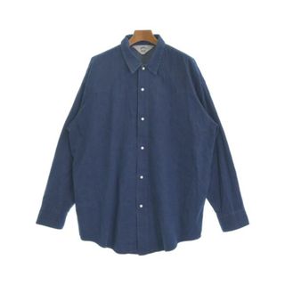 サンシー(SUNSEA)のSUNSEA サンシー カジュアルシャツ 3(L位) インディゴ 【古着】【中古】(シャツ)