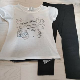 ベビーギャップ(babyGAP)のディズニー　ミニー　半袖　ベビーギャップ　レギンス　スパッツ100(パンツ/スパッツ)