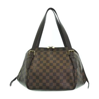 ルイヴィトン(LOUIS VUITTON)のLOUIS VUITTON ルイヴィトン ハンドバッグ - 茶系(チェック) 【古着】【中古】(ハンドバッグ)