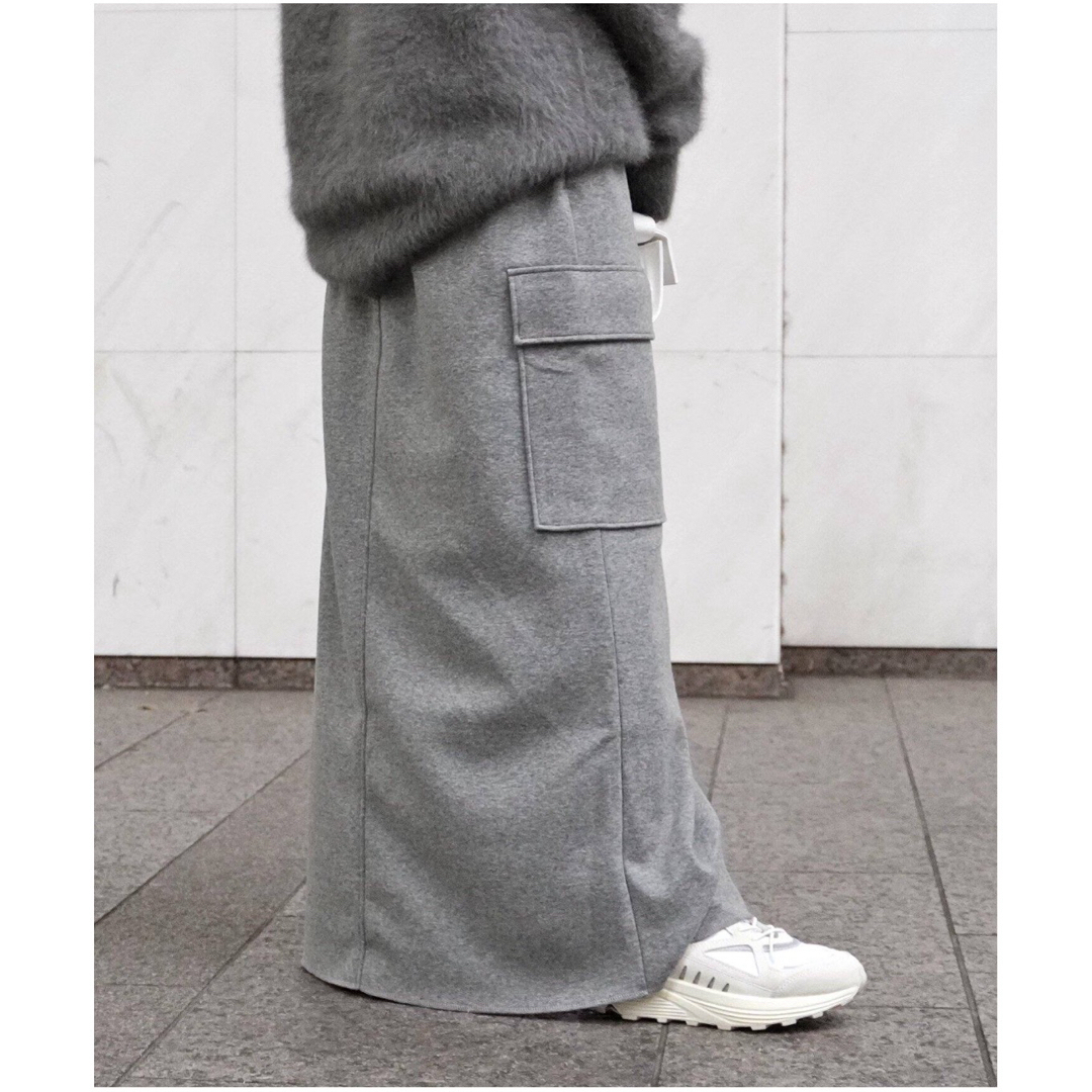 タグ表記38サイズwarm sweat cargo skirt