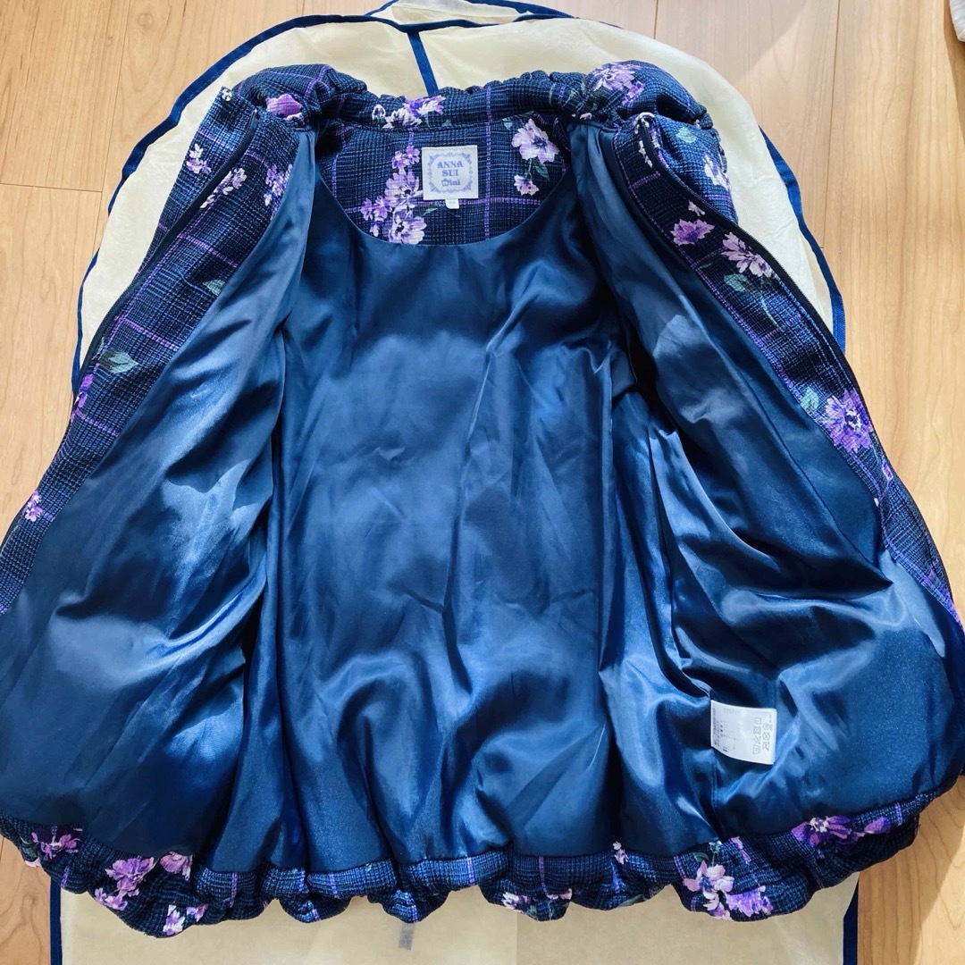 ANNA SUI mini(アナスイミニ)のアナスイミニ  ダウンコート 150 キッズ/ベビー/マタニティのキッズ服女の子用(90cm~)(コート)の商品写真