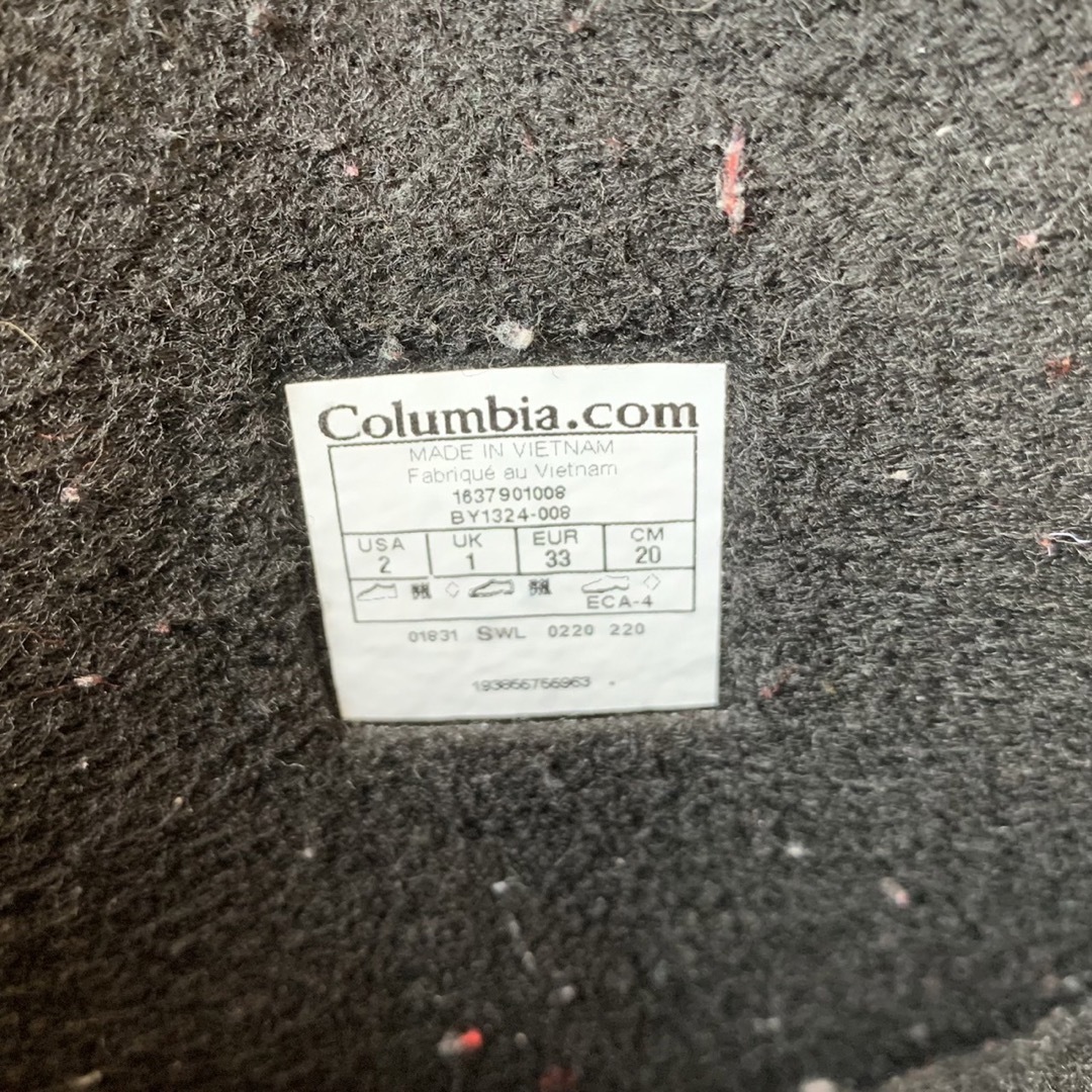 Columbia(コロンビア)のコロンビアColumbia  ジュニアスノーブーツ　20㎝ キッズ/ベビー/マタニティのキッズ靴/シューズ(15cm~)(ブーツ)の商品写真