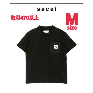 サカイ(sacai)のCarhartt WIP x sacai T-shirt Black Mサイズ(Tシャツ/カットソー(半袖/袖なし))