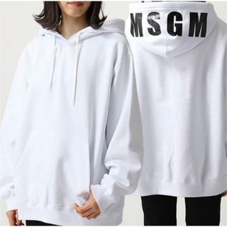 エムエスジイエム(MSGM)の新品・未使用♡MSGM オーバーサイズ 長袖 プルオーバー パーカー (パーカー)