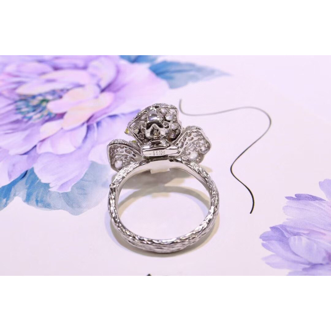 天然スター パープルサファイア リング ペンダントトップ2Way5.02ct f レディースのアクセサリー(ネックレス)の商品写真