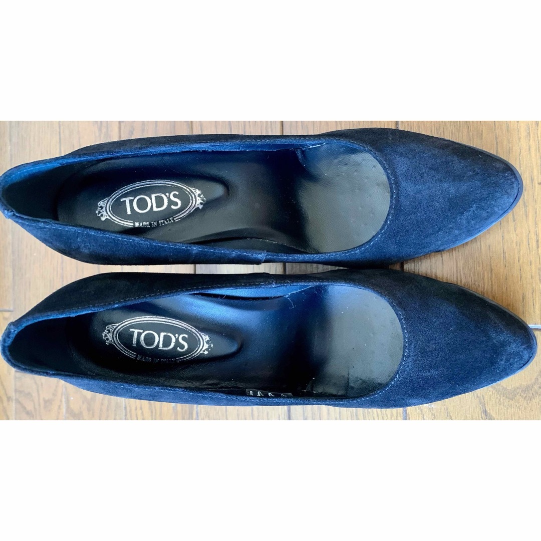 TOD'S(トッズ)の#トッズ TOD'S スエード　ヒール　パンプス レディースの靴/シューズ(ハイヒール/パンプス)の商品写真