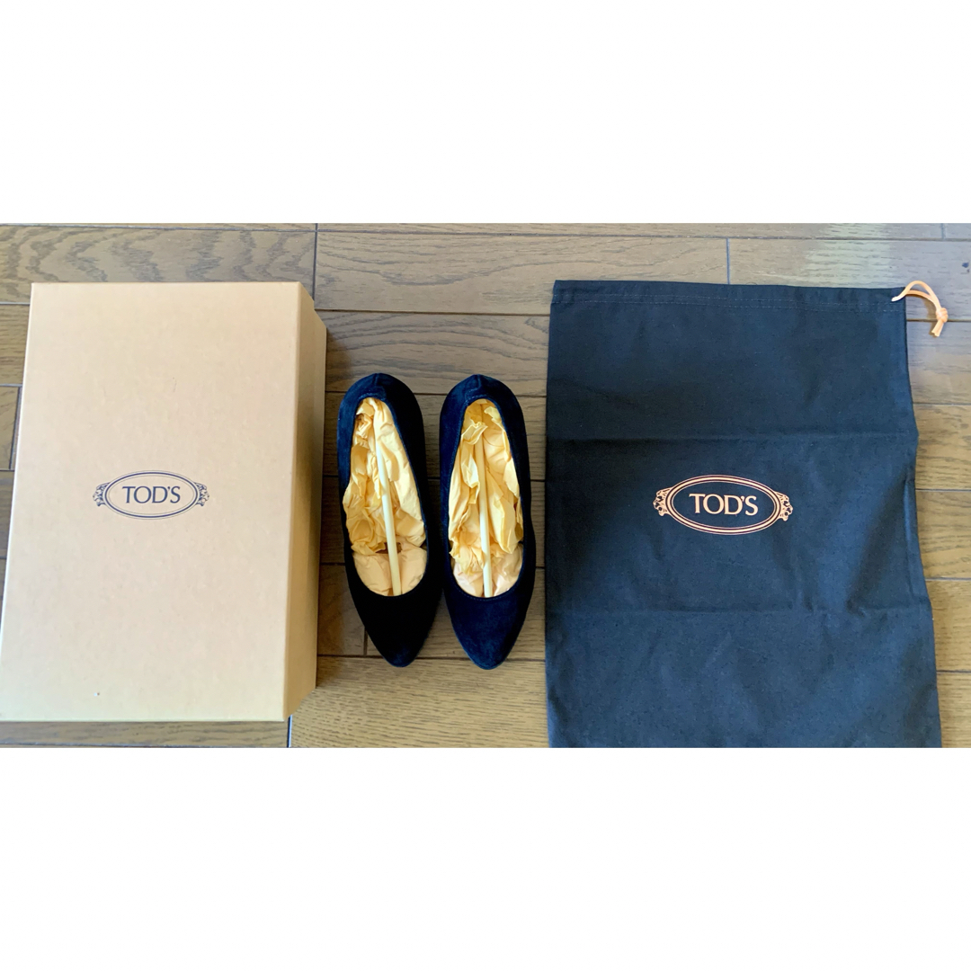 TOD'S(トッズ)の#トッズ TOD'S スエード　ヒール　パンプス レディースの靴/シューズ(ハイヒール/パンプス)の商品写真