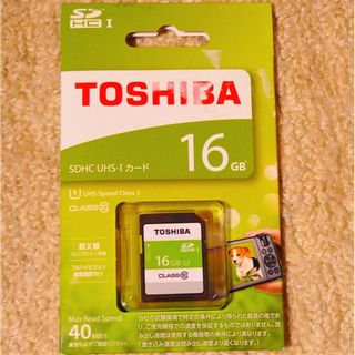 トウシバ(東芝)の日本製 SDカード 16GB SDHC TOSHIBA①(その他)