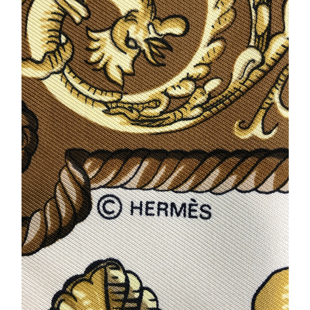 Hermes(エルメス)のエルメス スカーフ カレ90 シルク100% 白 レディースのファッション小物(バンダナ/スカーフ)の商品写真