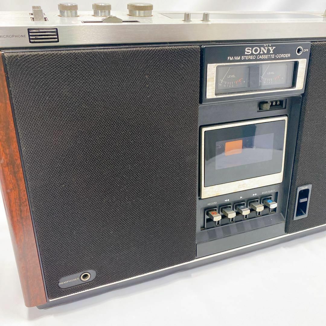 美品 昭和レトロ SONYラジカセ CF-6600 動作品 メンテナンス済