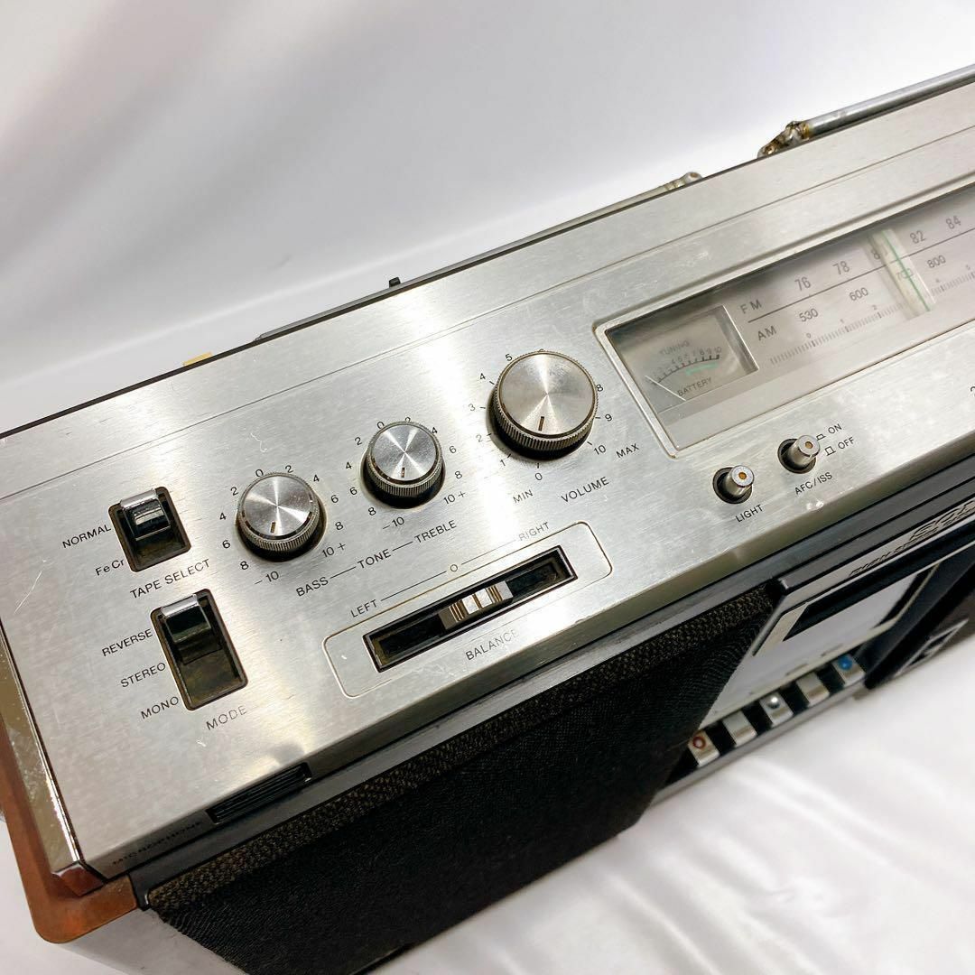 美品　昭和レトロ　SONYラジカセ  CF-6600 動作品　メンテナンス済カセットレコーダー