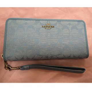 コーチ(COACH)のコーチ COACH 財布 長財布 キャンパスｘレザー(財布)