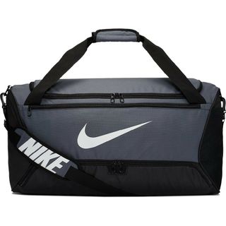 ナイキ(NIKE)のナイキ ブラジリア ダッフルバッグ ミディアム M 60L ブラック グレー(ボストンバッグ)