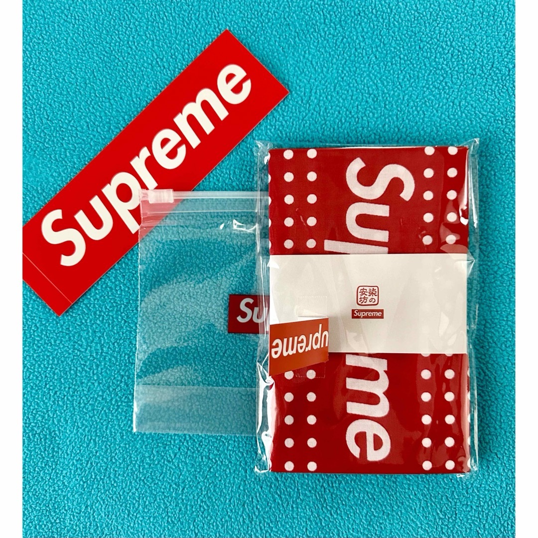 ✨コラボ・タグ付き新品✨Supreme × Tenugui Towel表記縦35cm横100cm状態