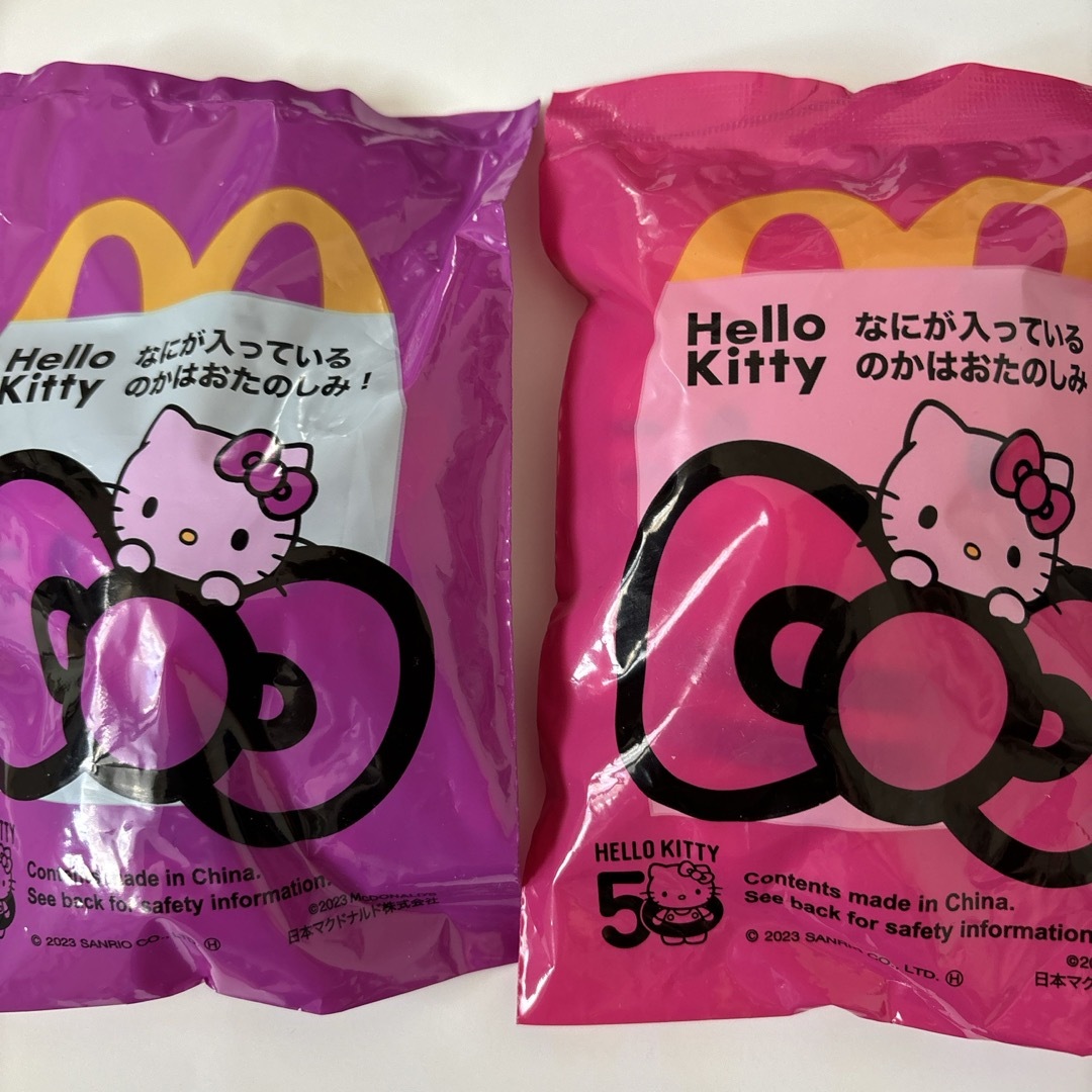 マクドナルド(マクドナルド)のマクドナルド　キティちゃん　みつばちandいたまえセット エンタメ/ホビーのおもちゃ/ぬいぐるみ(キャラクターグッズ)の商品写真